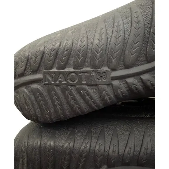 NAOT Kirei Mary Jane Shoes Black Leather US 7 Timeless Classic Comfort Coquette - Picture 9 of 11